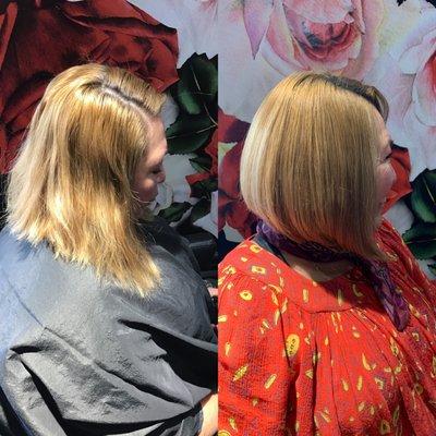 Deluxe Women's Haircut includes shampoo, blowout, & Style