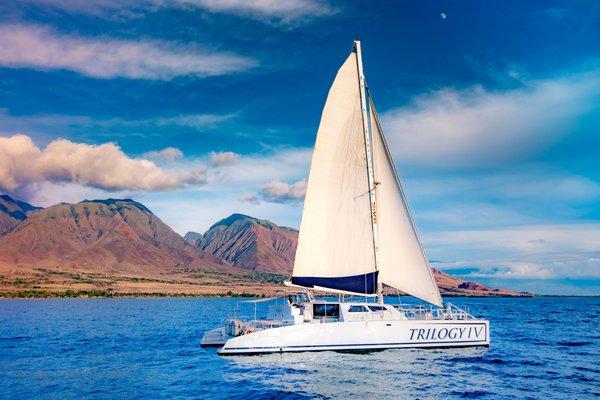 Sailing in front of Lahaina