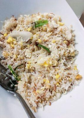 Taiwanese fried rice especially made for us by Chef James - not on the menu