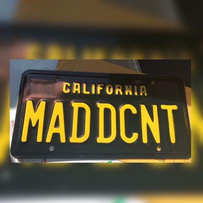 Client loved their Legacy plates now their MADDCNT (mad decent) every where they go