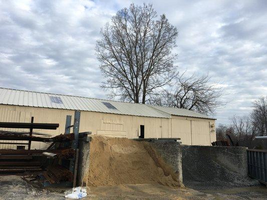 Completed custom metal roof