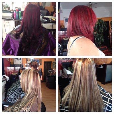 A few reds and highlights