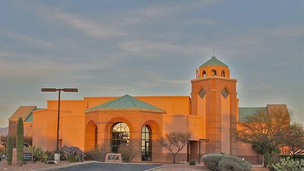 Entrance to church off of N. Shannon Road.