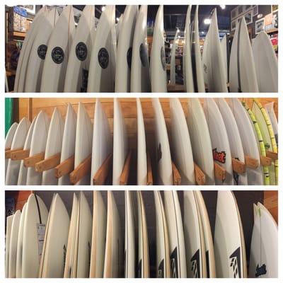 With well over 100 surfboards from the best companies out there, we own the surfboard business in Miami and Miami Beach.