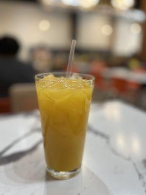 Pineapple mango orange juice