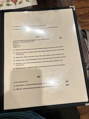 Menu 3-30-2022