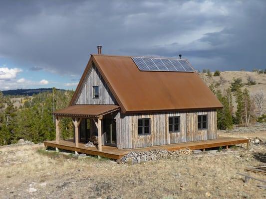 Wyoming residential solar panel install