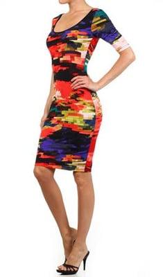 COLORFUL LOGO DRESS