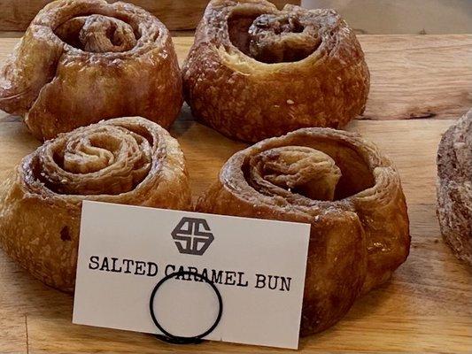 Salted caramel buns