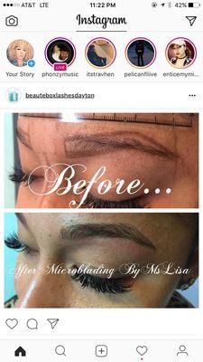 Microblading is seriously the best thing I could have ever done! Thank you Ms. Lisa for your amazing work!!Best in Dayton, Oh!