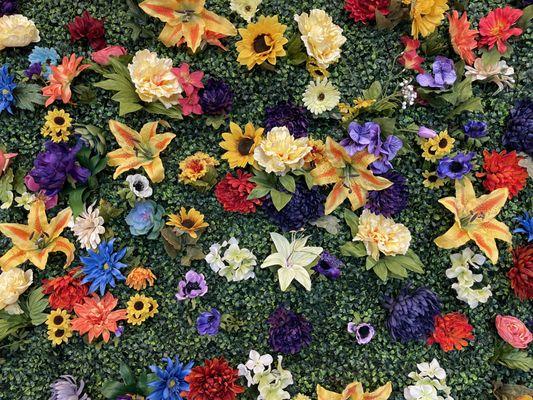 Each flower on our garden wall represents a client who has made the commitment to their own recovery.