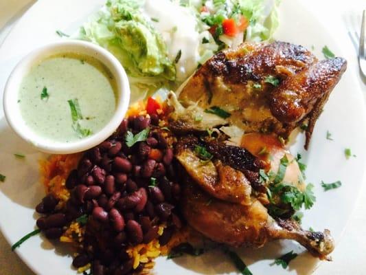 1/2 Peruvian Chicken Dinner