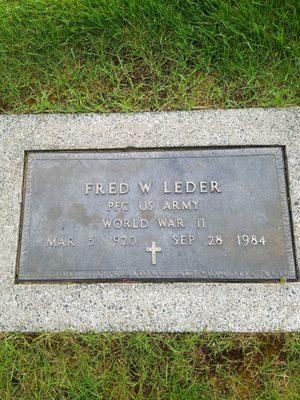 Uncle Fred, my grandpa's brother