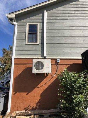 Fujitsu ductless split