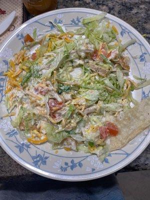 Does this look like a taco salad to you?