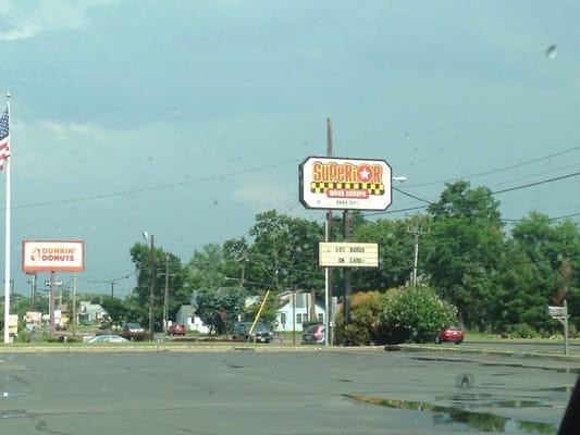 Signage from road