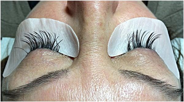 Client from another salon came in with cluster lashes that had damaged her natural lashes. Please be careful where you get extensions done!