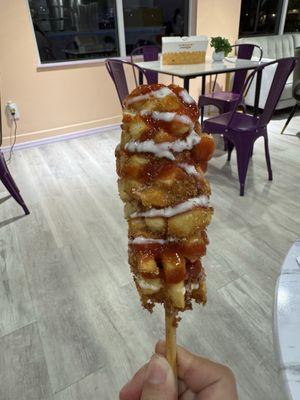 Potato corn dog