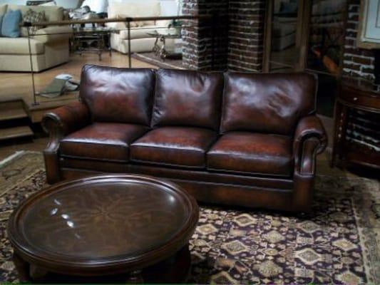 Hand-Rubbed Ascent Leather Sofa