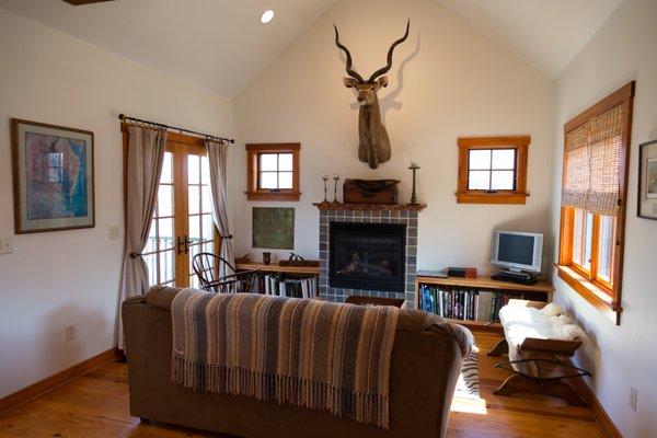 The Great room in the Stones Throw Cottage.