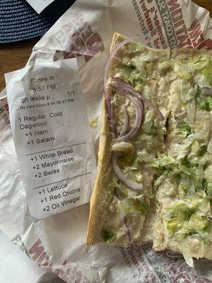 A poor excuse for a sub