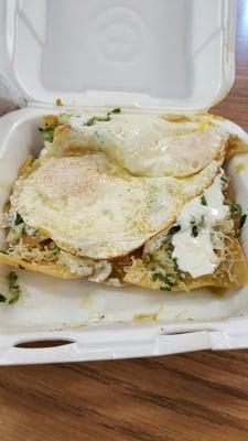 some bom chilaquiles... not sure if they're "secret menu" or they just make them because i ask for them, lol