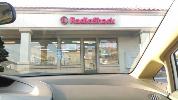 Radio shack entrance