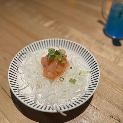 Mentai Scallop on daikon