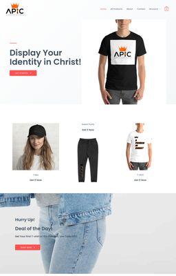 T-shirt Company Website