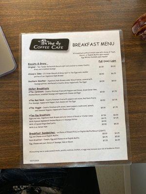 05-24-20 Breakfast Menu