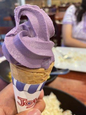 Ube Soft Serve