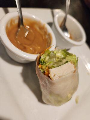 Delicious tofu fresh spring roll