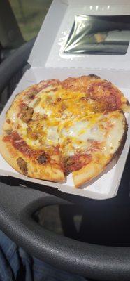 Godfadders personal pan five cheese and sausage