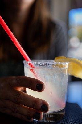 Margarita ($13) Fresh lime juice, tequila blanco, triple sec & simple syrup