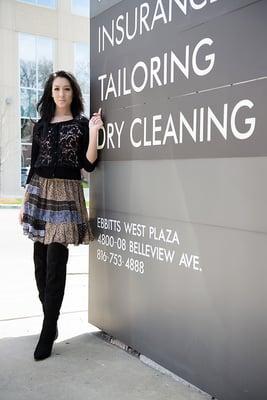 Tailoring, Dry Cleaning, and Custom Sewing! This outfit was designed and sewn by Nataliya Lucia Meyer.