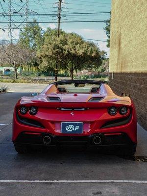 Full Front PPF on Ferrari F8