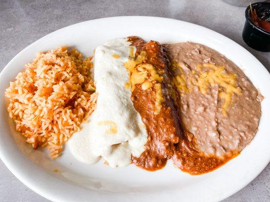 Enchilada lunch special