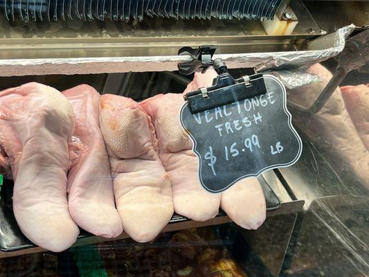 Veal tongue