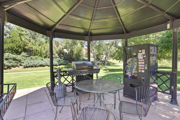 Outdoor gazebo w/ grill