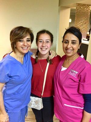 Thankful for these amazing ladies who went above & beyond to make sure my daughter had her braces off before her sweet 16th.