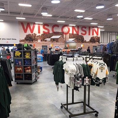 Plenty of Wisconsin sport clothes