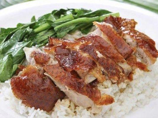 Roasted Duck over rice