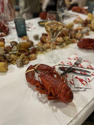 Lobster dinner, special event