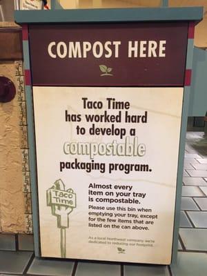 Almost everything is compostable!