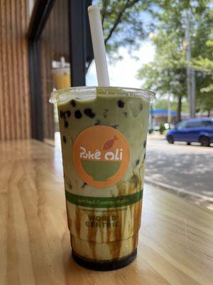 matcha brown sugar boba