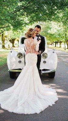 Altered my wedding dress to perfection!