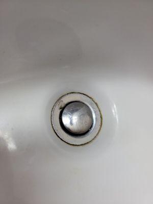 Dirty sink drain