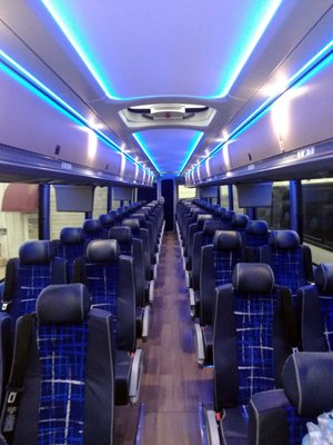 56 Passenger Executive Coach - LED Lighting