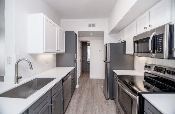 Whitney at the Heights Updated Kitchen With Stainless Steel Appliances