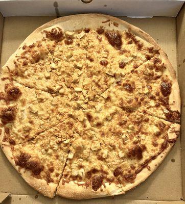 Swarthmore Pizza -- CRAZY DELICIOUS white buffalo chicken pizza!!!!!